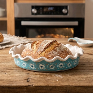 <strong>Ceramic</strong> Bread Baking <strong>Dish</strong> Porcelain Pan <strong>Pie</strong> Cake <strong>Dish</strong> - Product Image 2