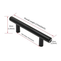 Poignées de meuble traditionnelles en forme de demi-lune, boutons de meuble, quincaillerie, poignées de tiroir avec vis