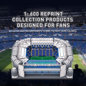 4750 Uds estadio <span class=keywords><strong>Bernabeu</strong></span> modelo bloques de construcción juguetes conjuntos campo de fútbol juguete ensamblado educación 3D rompecabezas juguete - Product Image 2