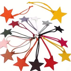 Pu Leather Star Hanging <b>Charm</b> Ornament Decorative Pendant <b>Bag</b> Accessories - Product Image 1