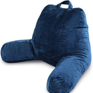 Giường TV <span class=keywords><strong>sofa</strong></span> tựa lưng đọc sách gối lớn giường còn lại gối đọc sách gối với cánh tay có thể tháo rời Bìa trở lại hỗ trợ đệm - Product Image 4