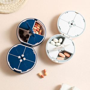<b>8</b> Compartment Small Pill Box Plastic Capsule Case for Vitamins and <b>Tablets</b> - Product Image 4