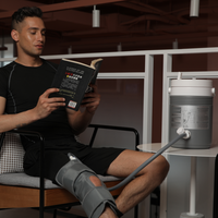 EVERCRYO A2-M Cryo Push Cold Pack Genou Cheville Épaule Système de thérapie par eau glacée à faible bruit et à flux continu pour la récupération post-chirurgicale et sportive