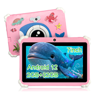 Tablet Anak 7-Inci Terbaik Layar Definisi Tinggi Kamera Ganda 2GB MTK Wi-Fi Mainan Edukasi untuk Anak-Anak Hadiah Black Friday