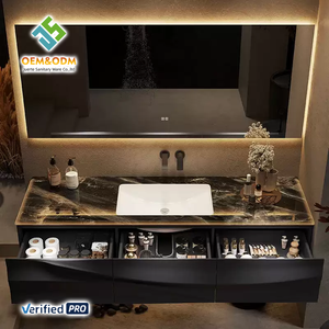 Oem hiện đại <span class=keywords><strong>2025</strong></span> nội thất phòng tắm thiết lập đầy đủ bảng bàn tủ Bảng điều khiển bồn rửa vòi phòng ngủ ăn đá bệnh viện hội thảo căn hộ - Product Image 5