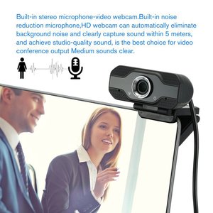 Webcam haute définition 1280x720p 30FPS USB2.0 avec microphone pour cours en ligne sur ordinateur portable - Product Image 5