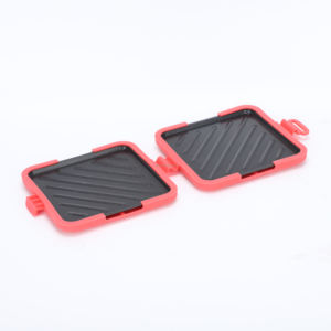 Grille-pain à sandwich épaisse, compatible lave-vaisselle et micro-ondes, pour panini carrés, pour une cuisson rapide et gain de temps - Product Image 2