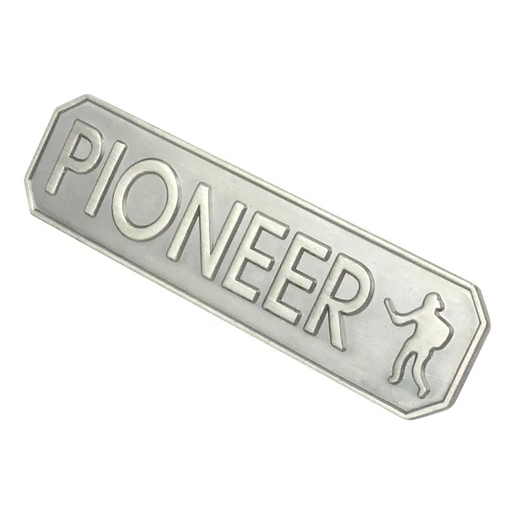 Personalized Metal Engraving Name Plate Maker Rectangle Metal Decoration Tag Label