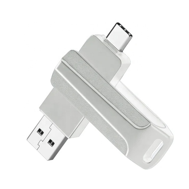 Custom Type-C Usb Flash Drive 32gb 64gb 128gb Flash Memory 16 Gb for Smartphones 2 in 1 Cle Usb 3.0 2.0 OTG Pendrive
