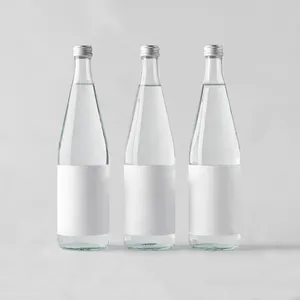 Soda Glass Bottle 500ml 750ml Mineral Spring Water Refillable Botol Glass Water Bottle 16 Oz Glass Water Bottles