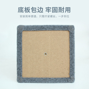 เสาข่วนแมวไซซอลสีเทา แนวตั้ง ทนทาน ของเล่นแมวสำหรับแมวในบ้าน - Product Image 4