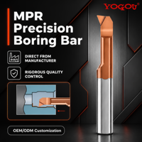 Barre de perçage en carbure de tungstène MPR pour acier trempé, outils de perçage CNC, usinage de précision, usage général, rigide et personnalisable