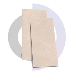 PIETRA CREMA Carreaux de porcelaine polie 9mm 600x1200MM / 24X48 Design classique moderne de qualité supérieure Carreaux de brique réfractaire certifiés CE - Product Image 1