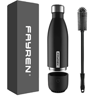 FAYREN Produk Terbaru Speaker Nirkabel Pintar Portabel untuk Luar Ruangan Botol Air Termos Baja Tahan Karat