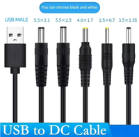 Câble de données Wavelink 12V Micro USB vers DC 3.5*1.35, câble DC 3.5 mm pour applications automobiles