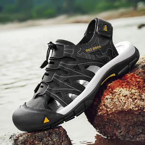 Zapatos de Agua Modernos para Hombre 2025, Sandalias de Playa para Verano, Exterior, Parte Superior de Piel de Vaca, Suela de TPE, Ligeros, Transpirables, Antideslizantes y Duraderos - Product Image 2