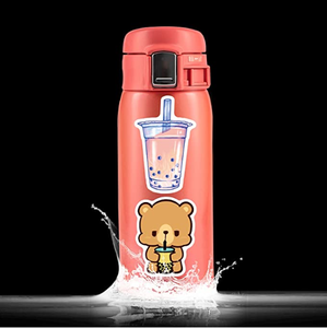 Paquete de pegatinas bonitas a prueba de agua perfectas para MacBook Boba Stickers 50 piezas, Bubble Tea Milk Tea Vinyl Decal - Product Image 5