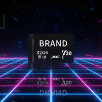 V30 U3 C10 TF SD-Karte 8GB-256GB 80MB/s Lesegeschwindigkeit 30MB/s Schreibgeschwindigkeit Hochgeschwindigkeits-Kunststoffkarte