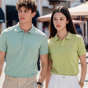 Promotional Polo Shirt Cotton Modal Pique Knit Short Sleeve Breathable Summer Wear Loose Fit With Label And Tags - Product Image 1