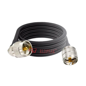 Câble <span class=keywords><strong>coaxial</strong></span> <span class=keywords><strong>CB</strong></span> UHF mâle PL259 Angle droit vers uhf mâle WDFR400 RG58 RG8 WDFR240 RG213 WDFR195 Câble de raccordement d'antenne - Product Image 6