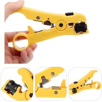 ZoeRax Pelacables y Cortador de Cables Portátil, Compatible con Cables Ethernet de 18AWG-24AWG, Herramienta Manual de Alta Calidad para la Fabricación de Conectores RJ45