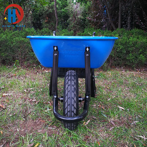 <span class=keywords><strong>Brouette</strong></span> robuste en métal de 80 L (5,5 pi) avec capacité de charge de 200 kg pour la construction, garantie 1 an - Product Image 4