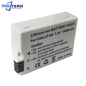 <span class=keywords><strong>Batterie</strong></span> d'appareil photo LP-E8 7.4V 1500mAh pour <span class=keywords><strong>batterie</strong></span> <span class=keywords><strong>Canon</strong></span> EOS Rebel T5i 550D 600D 650D <span class=keywords><strong>700D</strong></span> pour <span class=keywords><strong>batterie</strong></span> Rechargeable <span class=keywords><strong>Canon</strong></span> - Product Image 6