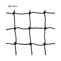 Grosse maille Noir PE volière nouée 30gsm filets à oiseaux pour attraper les oiseaux