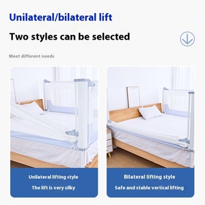 All'ingrosso fabbrica-fornitura regolabile doppio lato binario del <span class=keywords><strong>letto</strong></span> per bambini Guardrail per letti singoli e doppi per maschio femmina culle del bambino - Product Image 3
