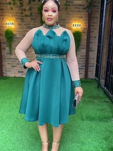 Elegantes Vestidos Africanos de Otoño Ropa Africana Tallas Grandes para Fiesta de Boda Vestido Largo Dashiki Atuendos de Ankara Túnica para Mujer Novedad 2023 - Product Image 3