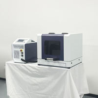 Machine de découpe laser à fibre 800W refroidie par air sans refroidisseur d'eau, découpeuse de métal de bureau pour acier inoxydable, acier au carbone, aluminium