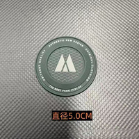 Écussons thermocollants ronds en silicone TPU 3D gaufré haute fréquence personnalisés, étiquettes de luxe à repasser pour vêtements et logos