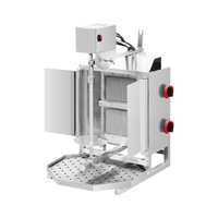 Machine à Kebab et Shawarma à Gaz CosBao d'Occasion, 3 Brûleurs, 220V 15KW, Haute Performance Commerciale, Capacité 35kg, 10000 Pièces/Jour, Garantie 1 An
