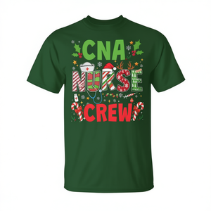 T-shirt natalizia per infermieri Cna Nurse, regalo natalizio per infermieri - Product Image 3