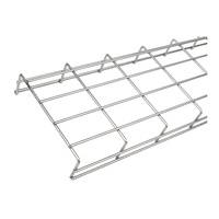 Plateau de câblage en treillis métallique pour système solaire, en acier galvanisé, panier à grille ouverte, étanche, pour câblage photovoltaïque au sol et sur toiture