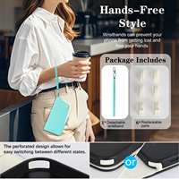 Casing Dompet iPhone 17/16/15/14/13, Bahan TPU+PC Kulit, Anti Benturan 360 °   Penutup Lipat Anti Guncangan dengan Tali Pergelangan Tangan
