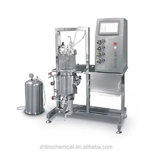 Glass fermenter in-situ sterilization with BLBIO-GCV model which can be integrated on the fermentation system