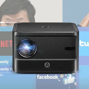 Projecteur stéréo HIFI 3D prêt à l'emploi, sans fil, de poche, à courte distance, 4k, verset biblique, école, ROHS, OEM, ODM, faible coût, MINI LED A002 - Product Image 1