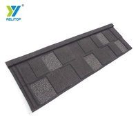 Tôles d'aluminium pour la construction, type de fixation points gris-noirs, tuiles de toit en acier revêtues de pierre naturelle de Chine, bardeaux composites modernes