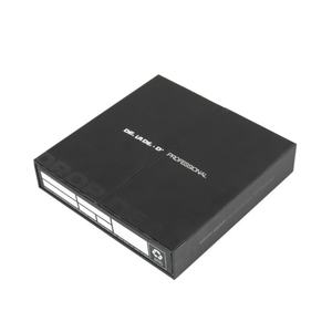 Custom Logo <b>Personalized</b> Recycled Material Black Double Door Rigid Paper Box Embossing Eco-Friendly Matt Lamination - Product Image 2