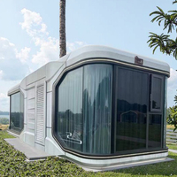 La maison de capsule de l'espace des maisons d'hôtel de serres préfabriquées modernes une alternative écologique et élégante aux conteneurs traditionnels