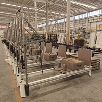 Machine de Pilates Reformer Durable avec Tour Complète et Rail Coulissant, Équipement de Fitness Réglable pour la Maison et le Studio de Pilates