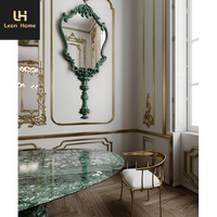 Miroirs muraux de style rétro européen, design suspendu pour la décoration de la salle de bain et du salon, produit de style traditionnel