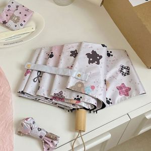 Paraguas Compacto Automático con Bloqueo UV y Estampado de Anime, Diseño Personalizado con Logotipo OEM, Venta al Por Mayor - Product Image 2
