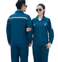 Vêtements de travail personnalisables, respirants, en coton, unisexes, à manches longues, pour la construction, l'usine