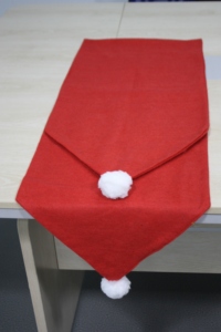 <span class=keywords><strong>Chemin</strong></span> de <span class=keywords><strong>table</strong></span> de noel <span class=keywords><strong>rouge</strong></span> personnalisé noce pour tables rondes - Product Image 5