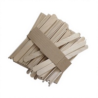 Bâtonnets de crème glacée jetables en bois de bouleau écologiques et flexibles pour glaces maison, loisirs créatifs pour enfants, qualité alimentaire durable, non toxiques