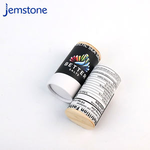 Emballage en tube de papier écologique personnalisé pour mélange de thé, avec couvercle en bois et sel marin de qualité alimentaire - Product Image 6