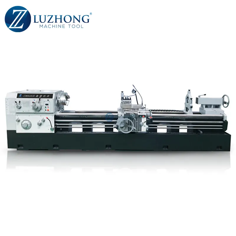 भारी शुल्क खराद मशीन कीमत "Luzhong" ब्रांड CW6163E उच्च परिशुद्धता खराद मशीन की कीमत