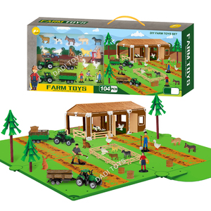 Juego de Simulación de Granja con Animales, Juguete Educativo de Plástico con Valla y Accesorios para Niños - Product Image 3